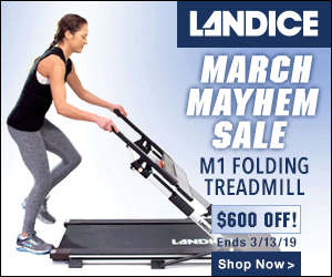 Landice_March Mayhem Folding Treadmill